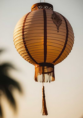 Paper Lantern with Tassel