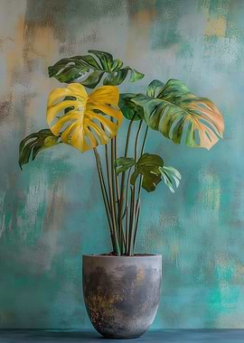 Monstera Plant in Pot