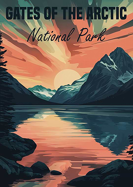 Gates of the Arctic National Park Poster
