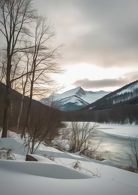 Snowy Mountain River