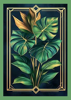 Monstera Art Posters Collection | Tropical Plants Art Print