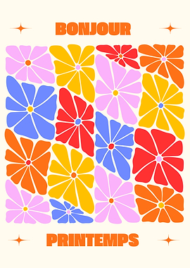 Bonjour Printemps Floral Art