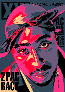 2Pac Tribute Poster
