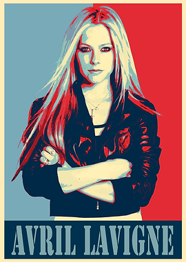 Avril Lavigne Pop Art Poster