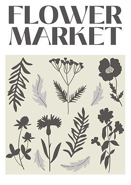 Flower Market Illustration