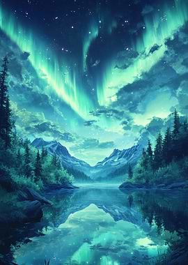 Northern Lights Lake