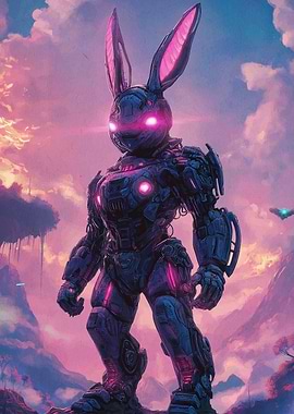 Cyberpunk Bunny Mech