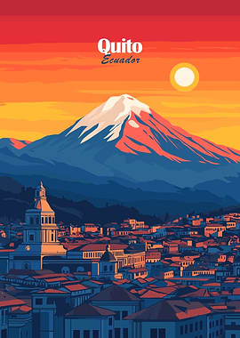 Quito, Ecuador Skyline