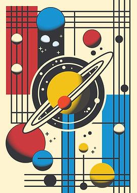 Bauhaus Planetary Poster 2