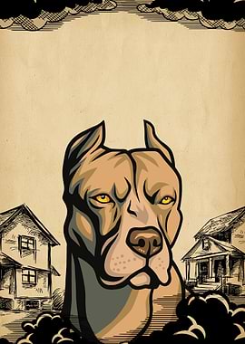 Pitbull Portrait