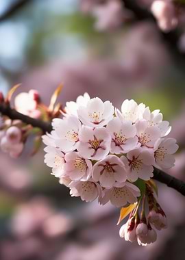 Cherry Blossom Cluster
