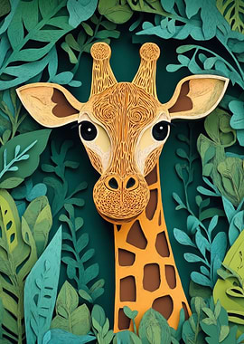 Papercraft Giraffe