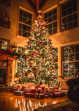 Christmas Tree with Gifts