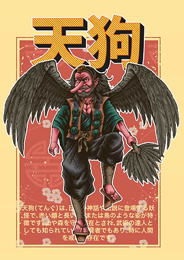 Tengu Illustration