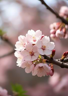 Pink Cherry Blossoms