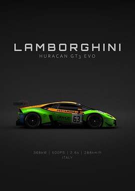 Huracan GT3 ACC No 63 - Specs