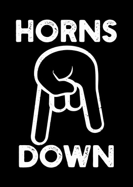Horns Down Hand Gesture