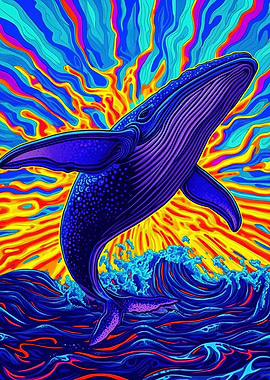 Psychedelic Whale