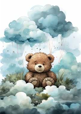 Teddy Bear in the Clouds