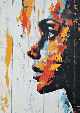 Abstract Woman Portrait