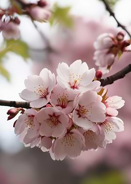 Pink Cherry Blossoms
