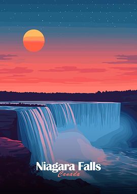 Niagara Falls Sunset