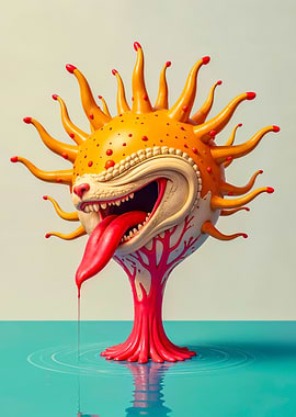 Sun Monster Sculpture