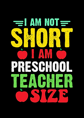 Preschool Teacher Size