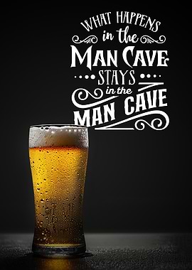 Man Cave Beer Quote