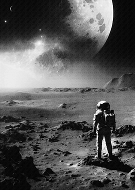 Astronaut on Alien Planet