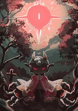 Demonic Figure in Forest