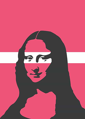 Mona Lisa Minimalist Art