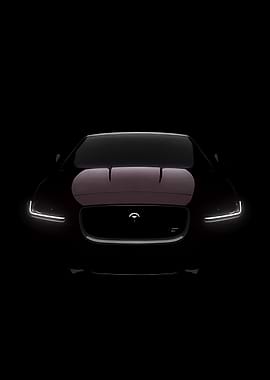 Jaguar Car Front View