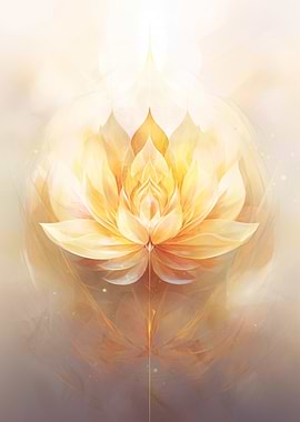 Golden Lotus Flower
