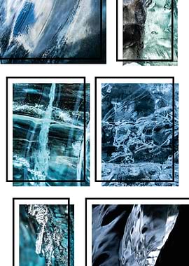 Ice Cave Abstract