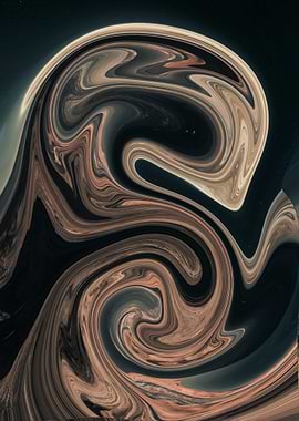 Abstract Swirling Pattern