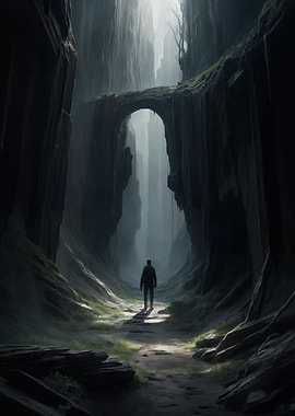 Mysterious Canyon Path