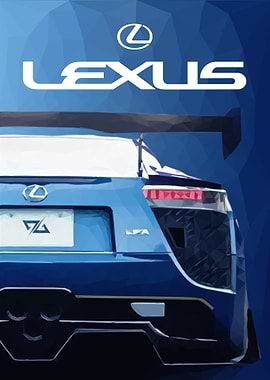 Low Poly Lexus LFA