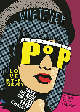 Pop Art Woman with Sunglasses