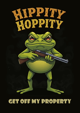 Frog with Shotgun Funny