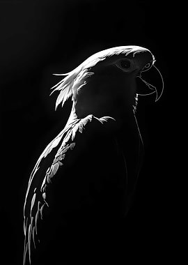 Animal White Parrot