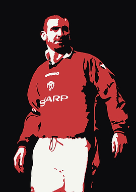 eric cantona Manchester United' Poster, picture, metal print
