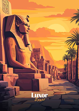 Luxor Egypt Sunset