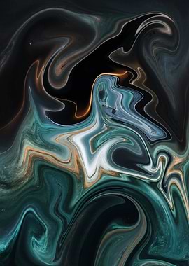 Abstract Liquid Art