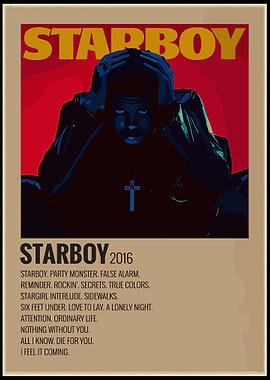 The Weeknd Starboy Album Cover