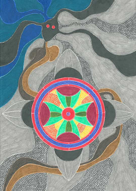 Abstract Mandala Art