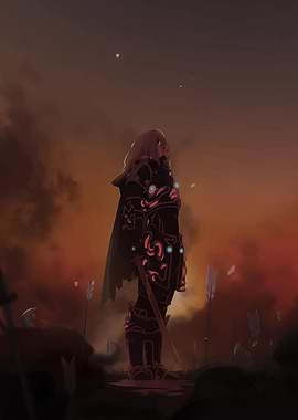 Dark Knight in a Battlefield