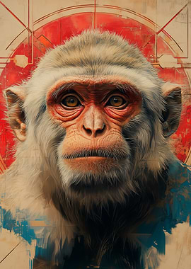 Monkey Portrait