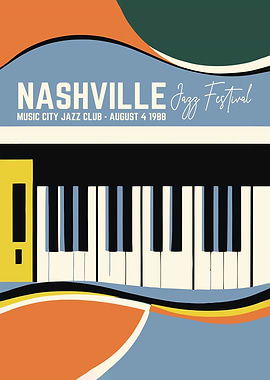 Nashville Jazz Festival Poster