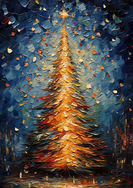 Abstract Christmas Tree